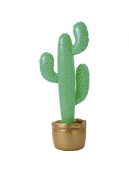 Cactus avec pot gonflable  | Fêtes en folie