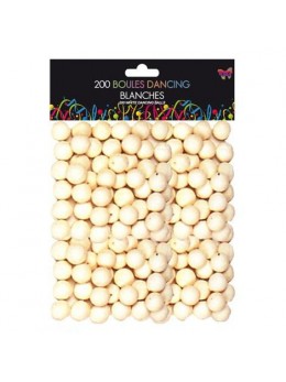 Sachet 200 boules dancing blanches