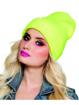 Bonnet fluo jaune