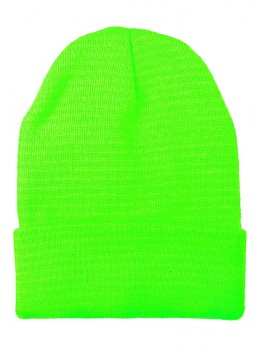 Bonnet fluo vert