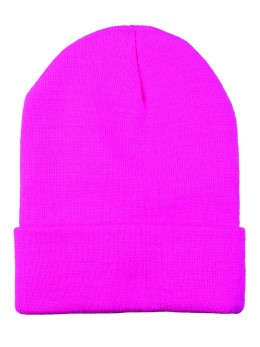 Bonnet fluo rose