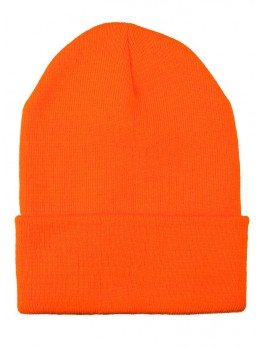 Bonnet fluo orange