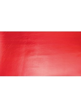 Chemin de table simili cuir rouge