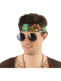 Lunettes Big hippie noir