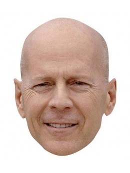 Masque carton Bruce Willis