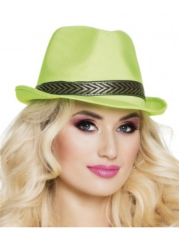 Chapeau Tony polyester vert