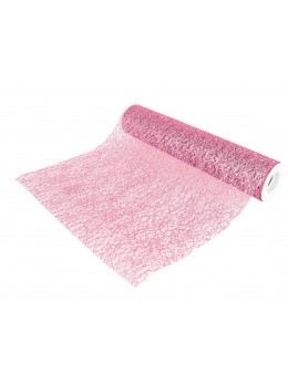 Chemin de table glitter rose pâle 30cmx5m