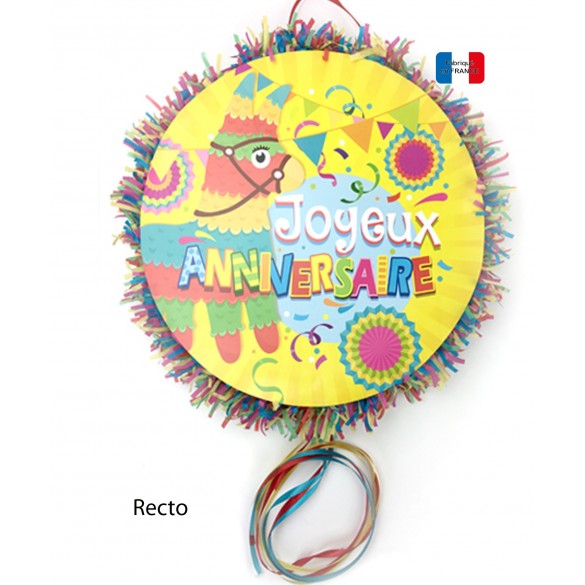 Pinata Joyeux Anniversaire Decoration De Fete Fete En Folie