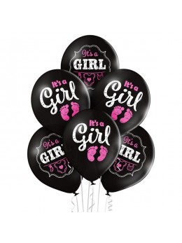 6 ballons "it's a girl"