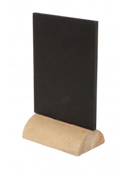 Marque place rectangle ardoise