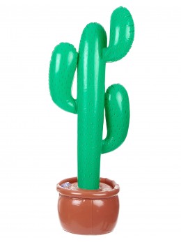 Cactus avec pot gonflable  | Fêtes en folie