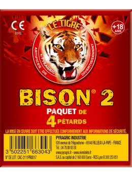 PETARDS LE TIGRE BISON N°2| Fête en folie