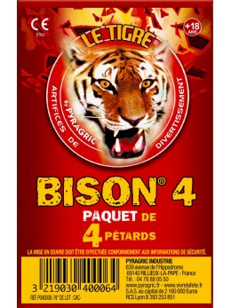 PAQUET 4 PETARDS BISON N°3