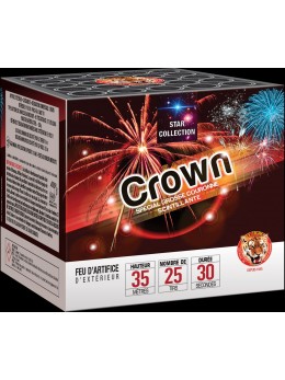 Feu d'artifices Crown 30s