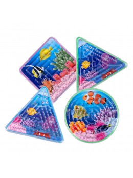 Sachet jouet 4 Jeux de labyrinthe poisson