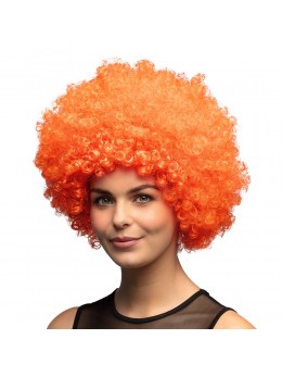 Perruque Afro Orange