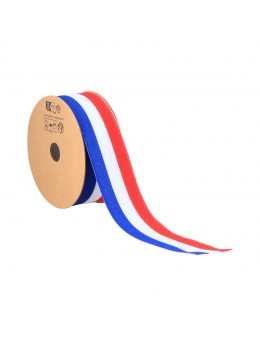 Ruban tricolore 10m par 30mm