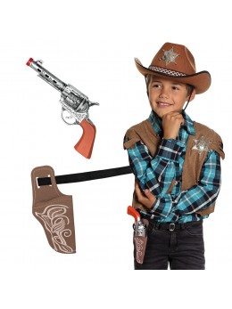 Ceinture avec pistolet cowboy enfant