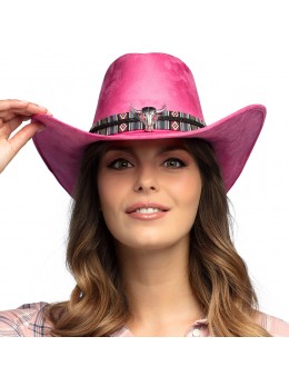 Chapeau cowboy django rose