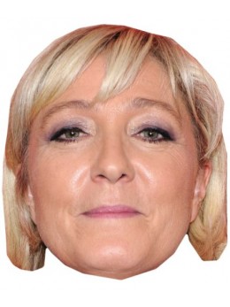 Masque carton Marine le Pen