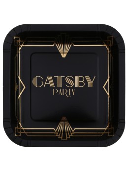 10 Assiettes Gatsby 23cm