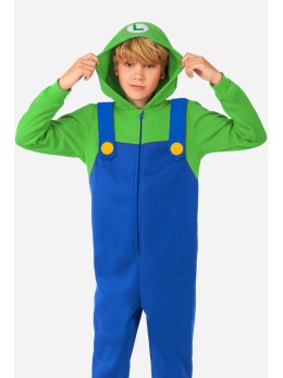 Déguisement Luigi ™ Onesie officiel enfant