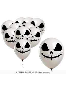 10 Ballons Halloween fantôme| Fêtes en folie