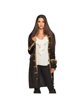 Déguisement manteau de pirate femme