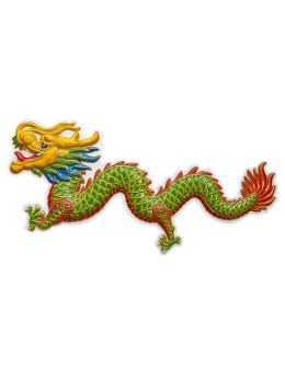 Déco dragon géant chinois 100cm