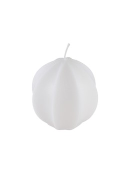 Bougie carambole blanc 7.5cm