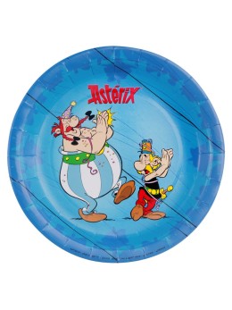 8 Assiettes carton 23cm Asterix