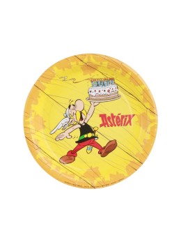 8 Assiettes carton 18cm Asterix