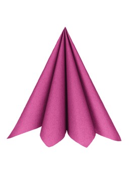 20 Serviettes intissé fuchsia