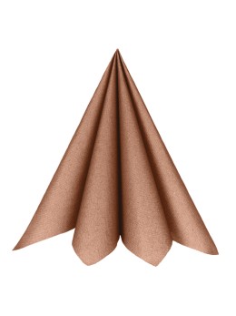 20 Serviettes intissé bronze