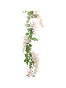 Guirlande glycine rose 180cm