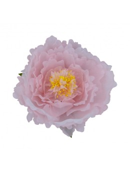 Tête de pivoine tissu 28cm rose