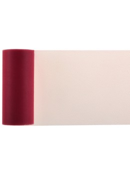 Tulle uni bordeaux