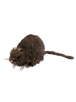 Déco rat fourrure 15cm