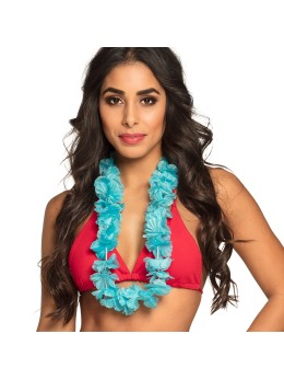 Collier hawaien turquoise
