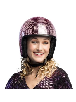 Casque disco rose