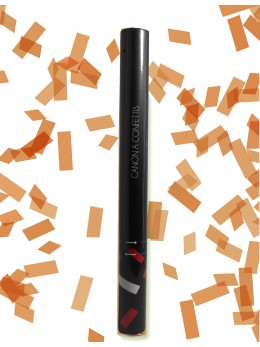 Canon à confetti orange 60cm