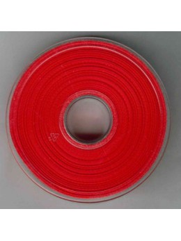 25m Ruban satin luxe rouge 15mm