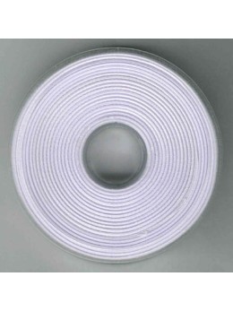 25m Ruban satin luxe blanc 15mm