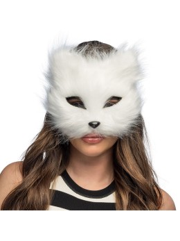 Masque de chat blanc