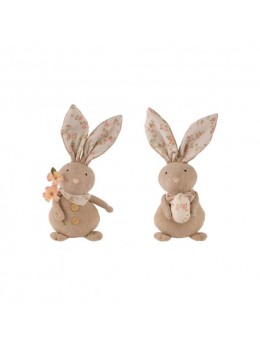 Décoration lapin liberty assortie