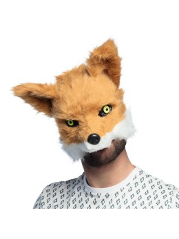 Masque renard tissu