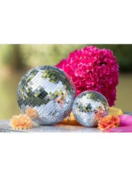 Boule à facette argent 15cm
