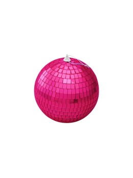 Boule à facette fuchsia 15cm