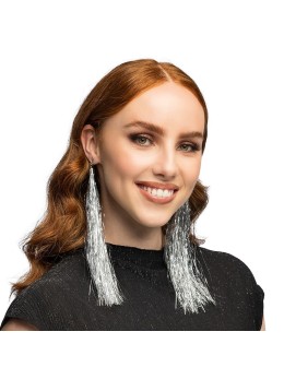 Boucles d'oreilles party argent