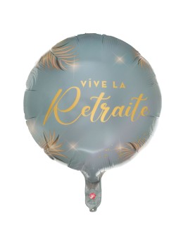Ballon alu Retraite dorée
